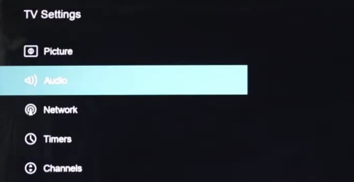 audio settings on vizio tv