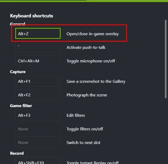 change-hotkeys-geforce-experience