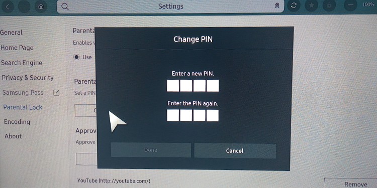 change-pin-on-samsung-browser