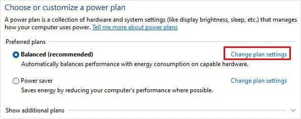 Razer Mouse Not Working? Here're 9 Ways to Fix It 15 change-plan-settings-razer-not-working