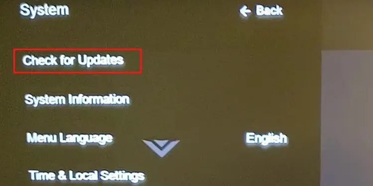 Vizio TV Sound Not Working? Here’re 10 Proven Ways to Fix It 16 check-for-updates-vizio-tv-1