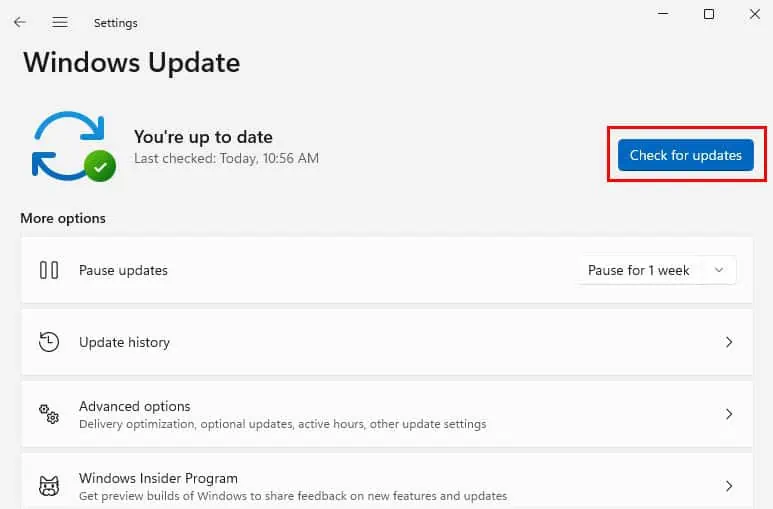 Fix: File Not Found Error in Windows 22 check-for-updates