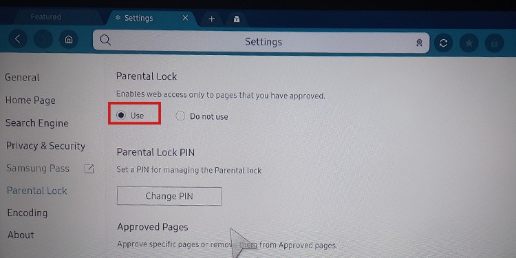 check-parental-lock-option-on-samsung-browser