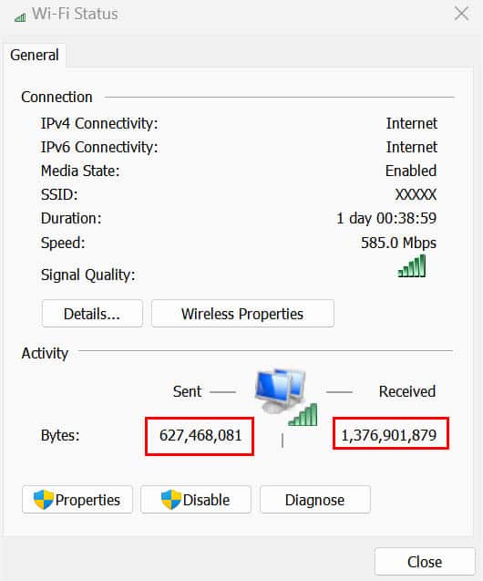 check wifi speed activity