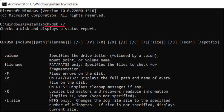 chkdsk-help