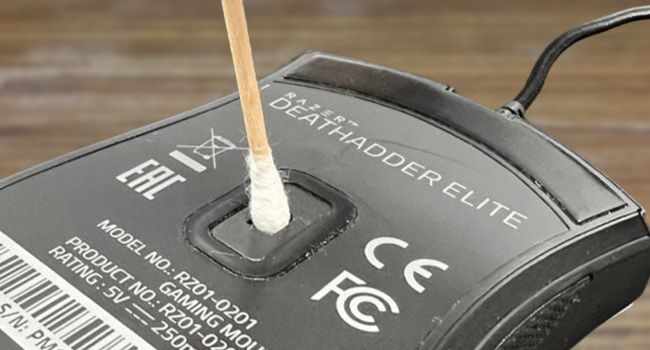 clean mouse sensor