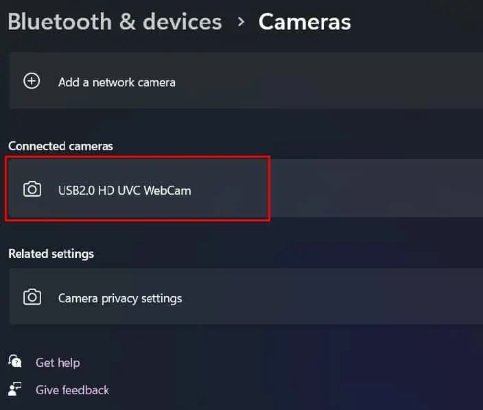 connected-camera-surface-camera-not-working