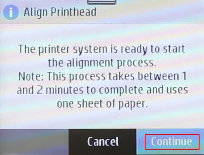 continue the alignment process