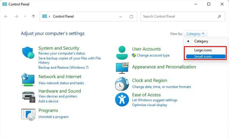 control-panel-choose-large-or-small-icons
