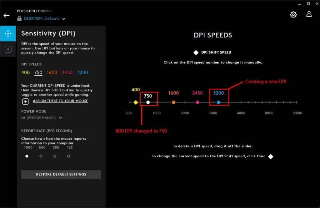 How to Change Mouse Sensitivity (5 Effective Ways) 24 create-a-new-dpi-or-slide-to-change-the-existing-dpi-1024x664