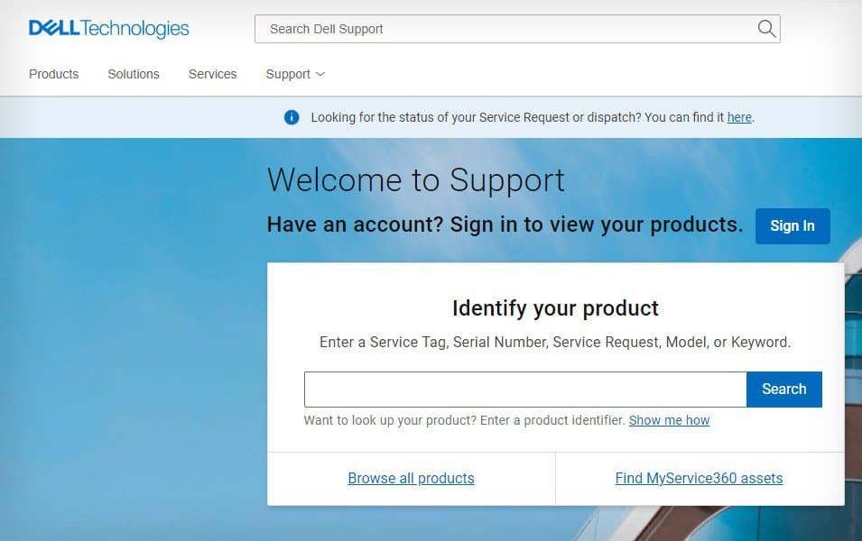 dell support identify your product