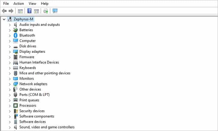 device manager