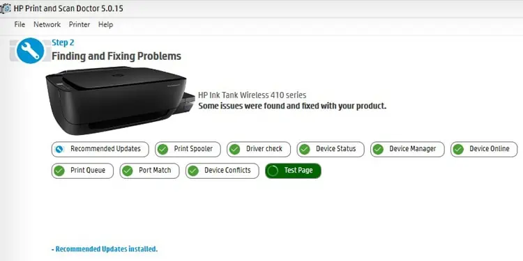 HP Printer Printing Blank Pages? 5 Ways to Fix It 25 diagnosis-result-by-hp-print-doctor