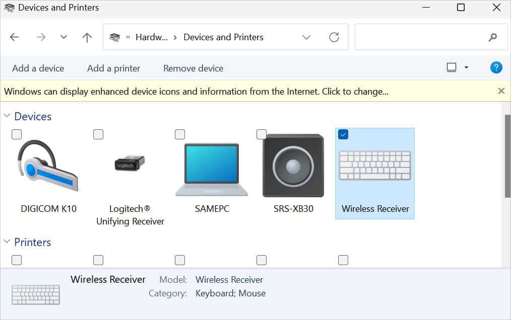 double click on your mouse