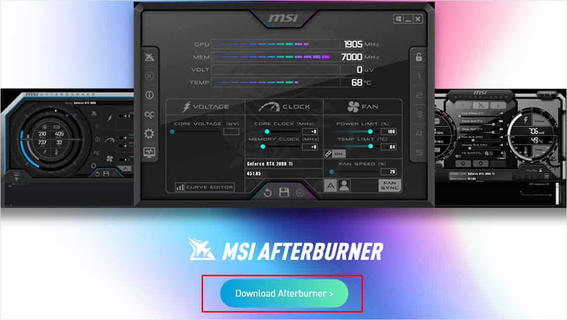 download afterburner msi afterburner not detecting GPU