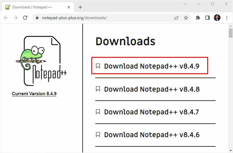 download latest notepad++