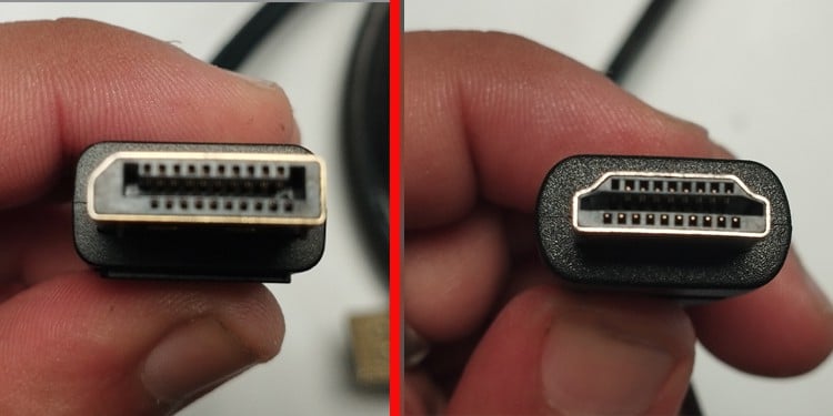 HDMI and DP connectors