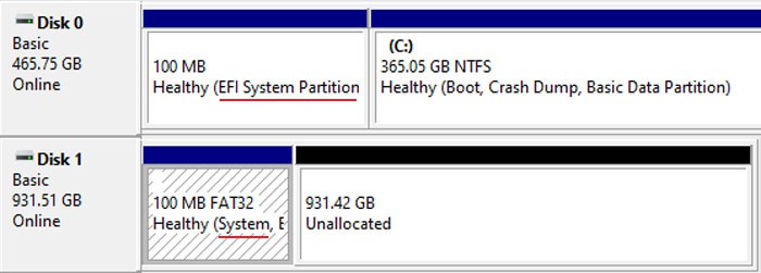 efi-system-and-primary-system-partition