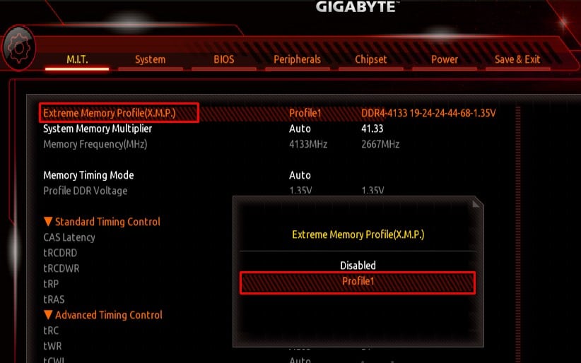 enable xmp best bios settings