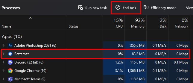 end process antivirus application windows camera not working