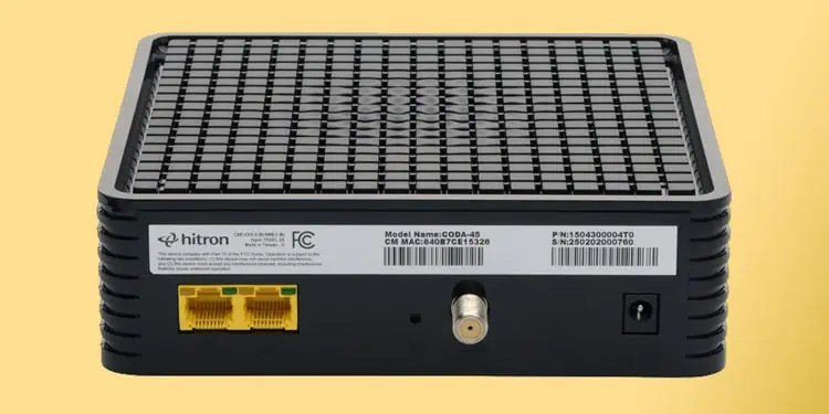 hitron-cable-modem-coax-port