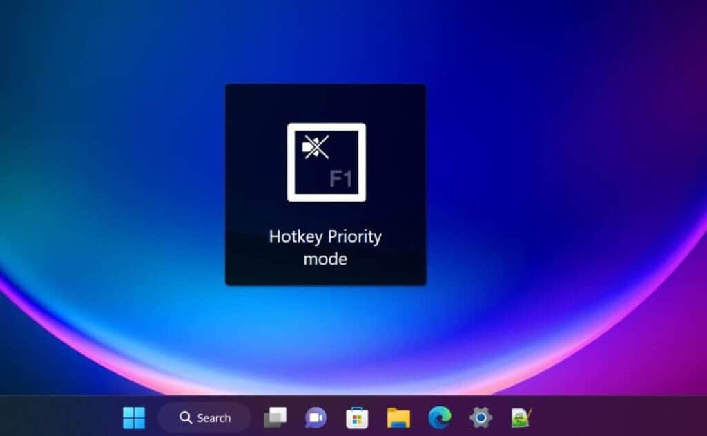 hot key priority mode