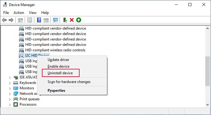 i2c-uninstall-device