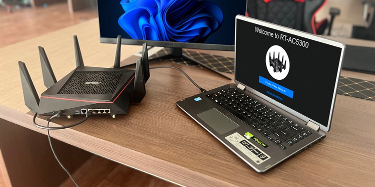 install asus router