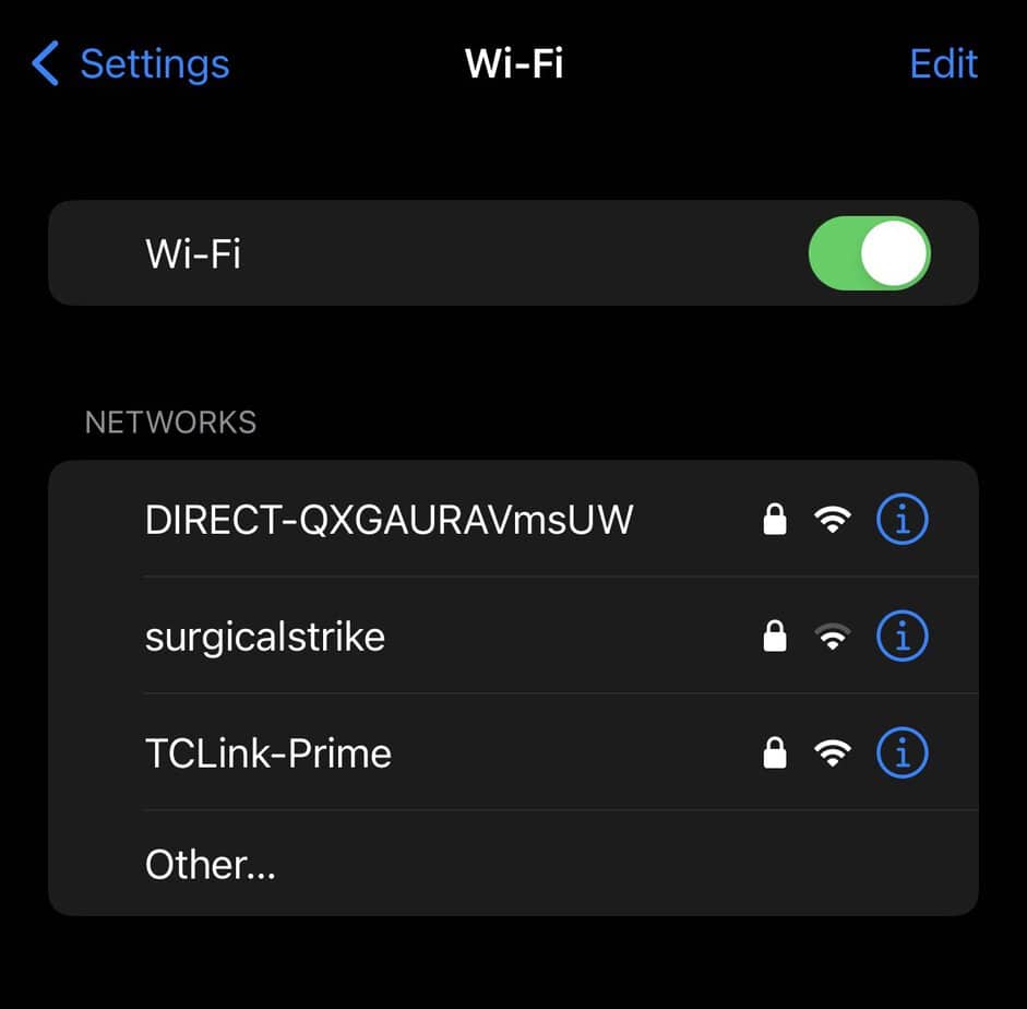 ios wifi