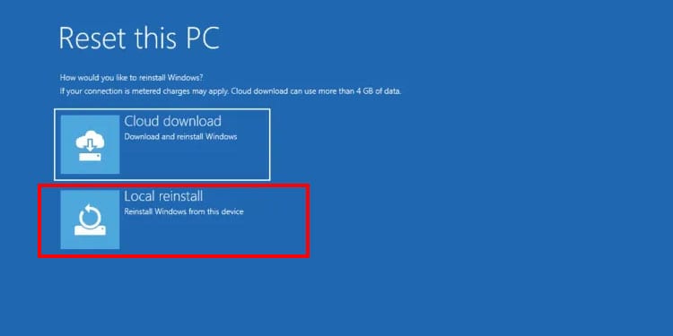 local reinstall acer stuck acer screen