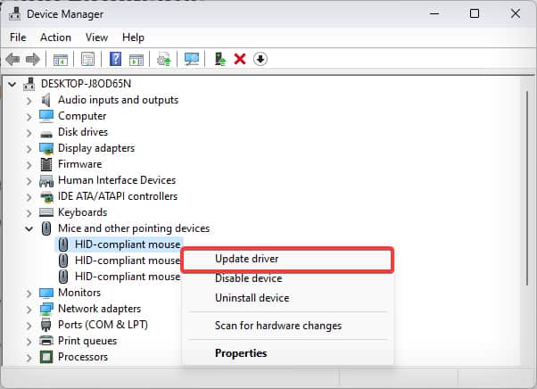 mouse drivers