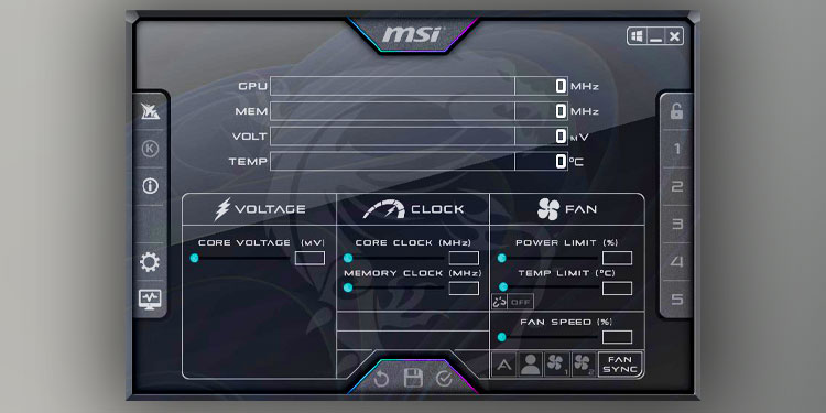 msi afterburner not detecting gpu