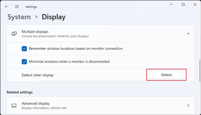 multiple-display-detect