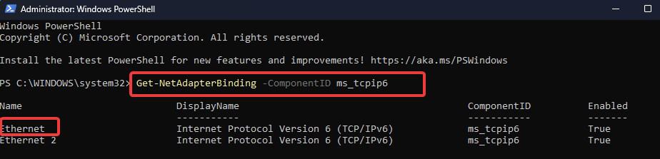 netadapter binding