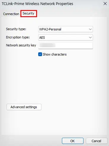 network-security-key-show-characters