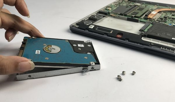 new hdd into the caddy