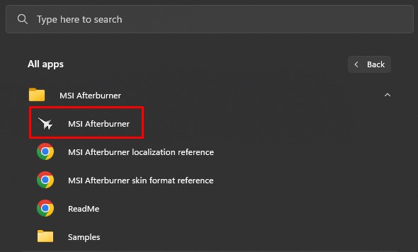 open MSI afterburner msi not detecting GPU