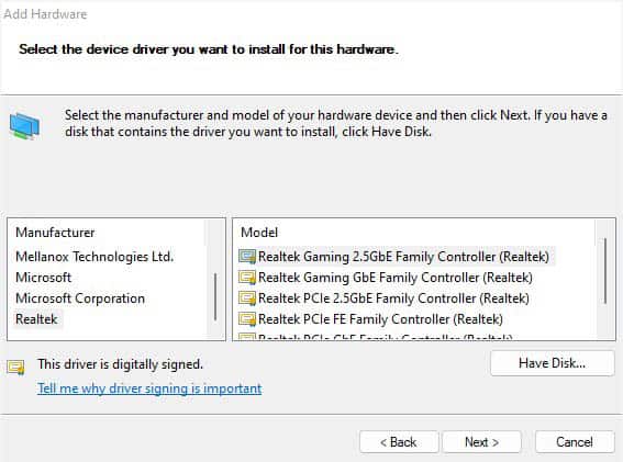 pick driver manually