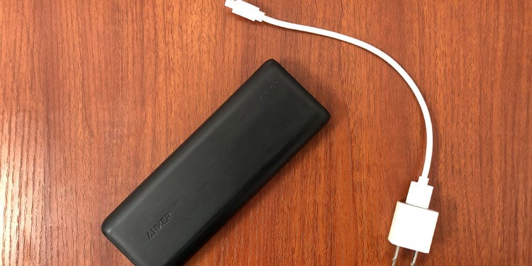 power bank and charger