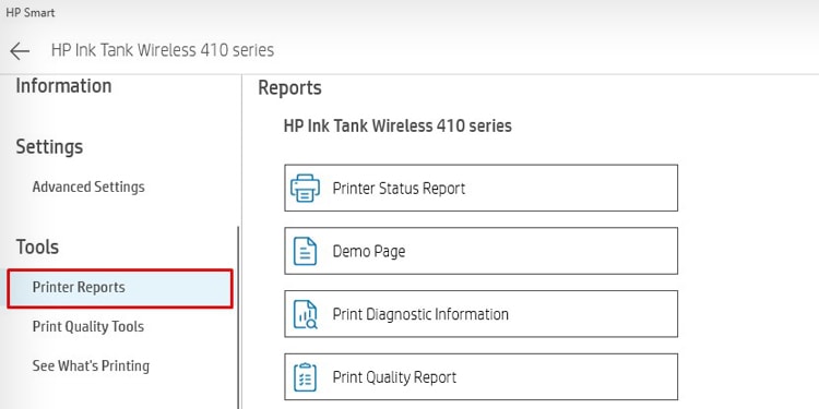 printer-reports-option