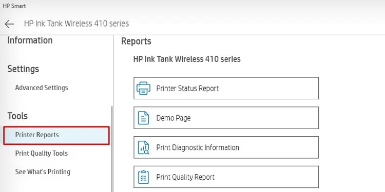 printer-reports-option