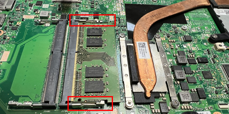 push RAM lock acer stuck on acer screen