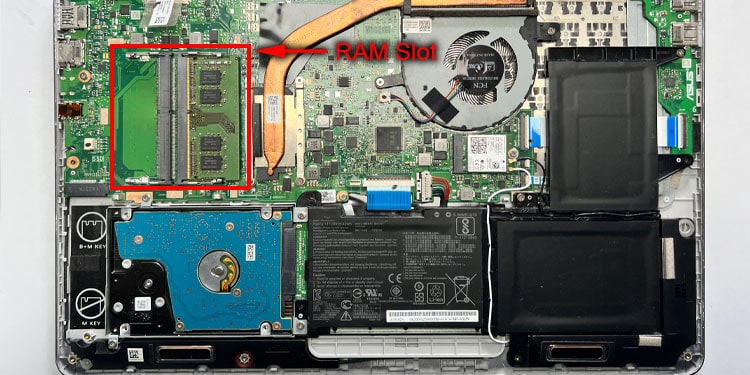 ram location acer stuck acer screen