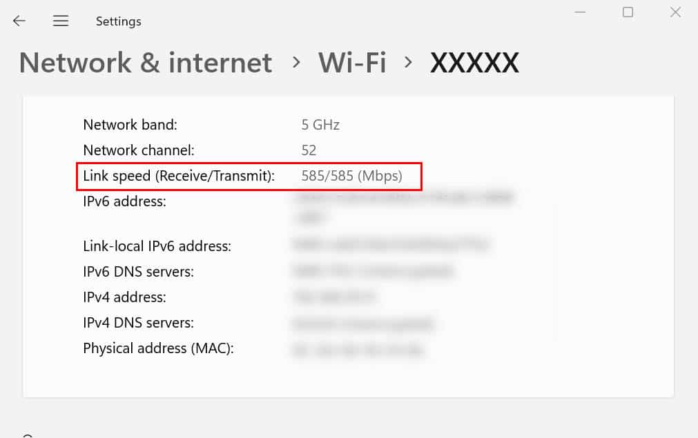 rechecking link speed