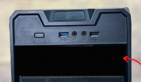 remove drive bay plastic cover