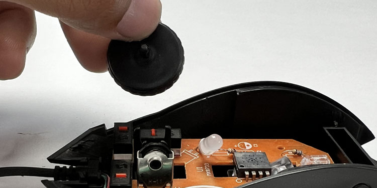 remove scroll wheel not working