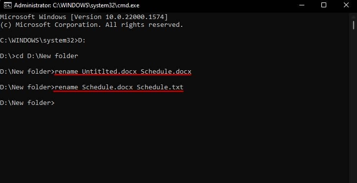 rename files in command prompt