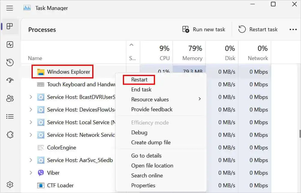 Why is My Mouse Not Working? 20 Ways to Fix It 31 restart-windows-explorer-2