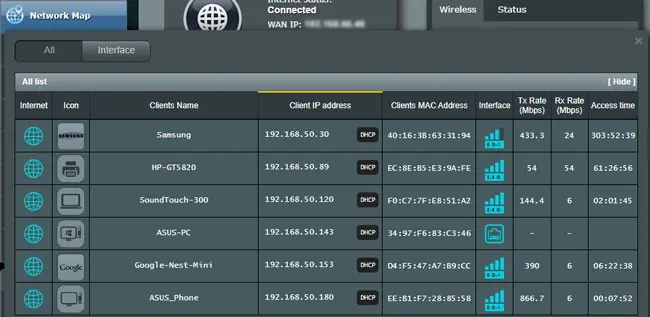 How to Find MAC Address on PC 16 router-clients-list