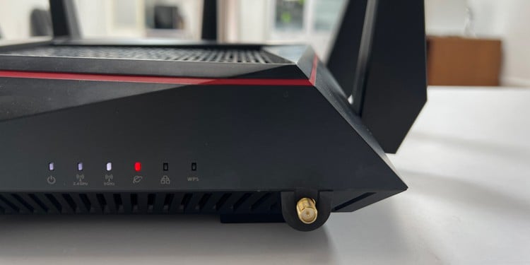 router red light
